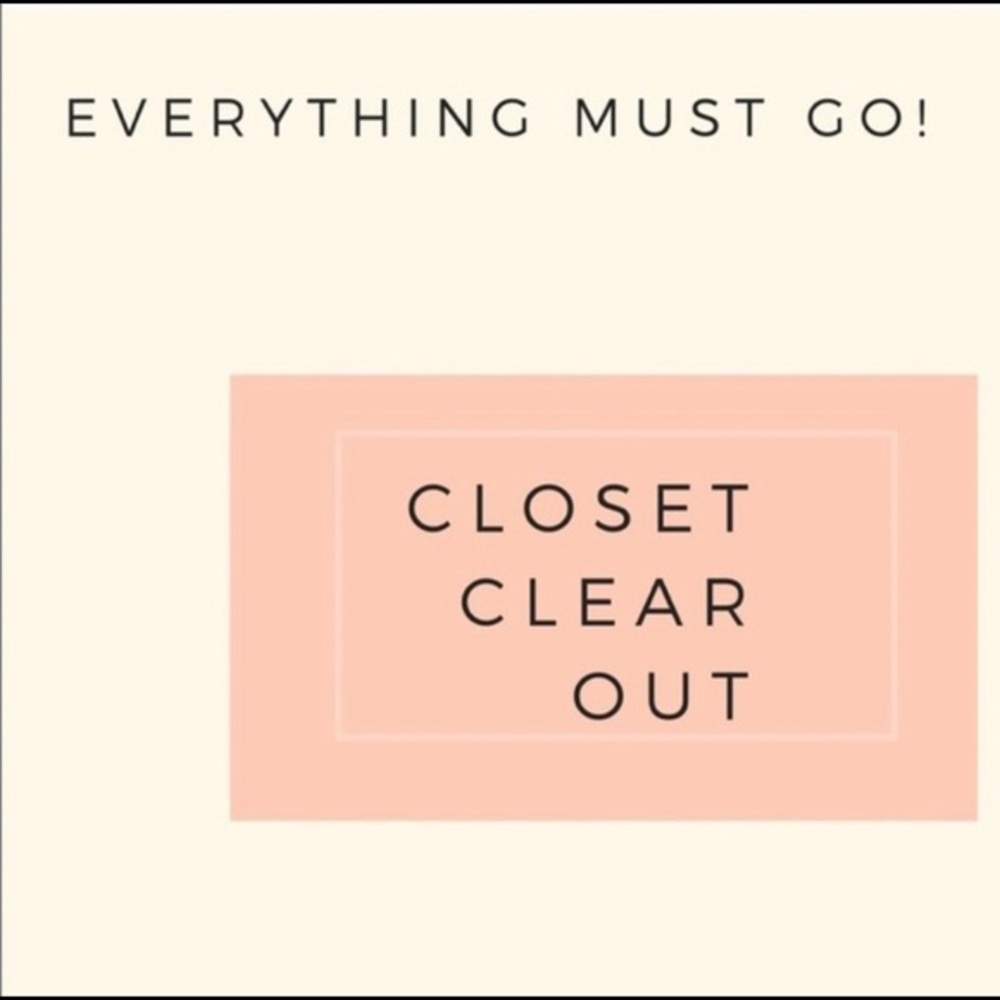 CLOSET CLEAROUT